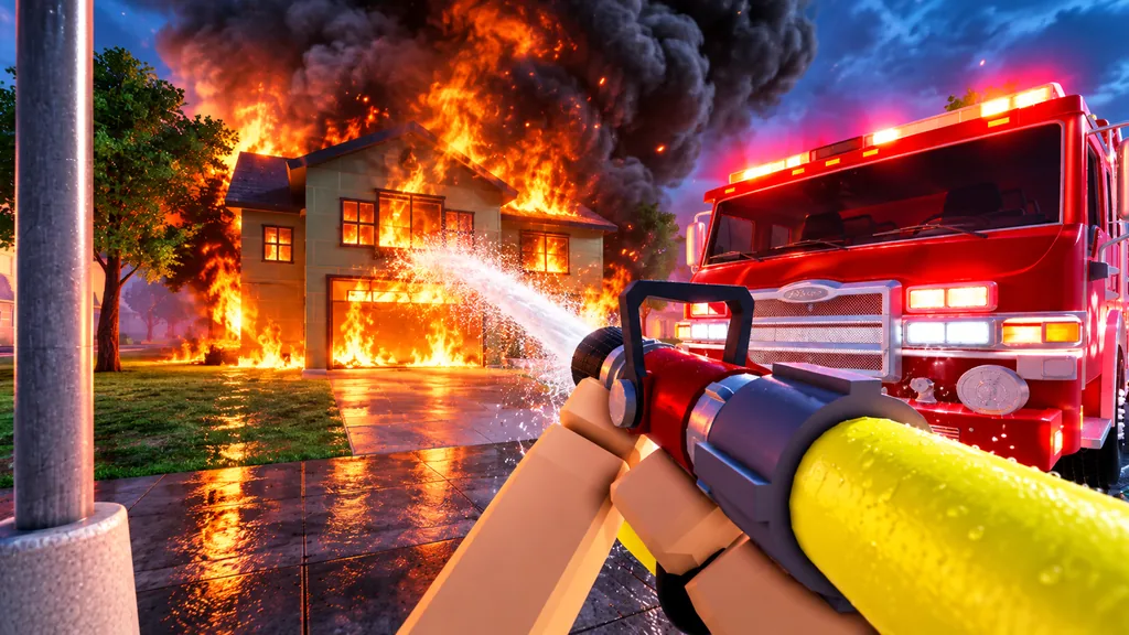 Official Firefighting Sim promotional artwork